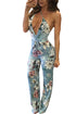 Sexy Multi-way Floral Print Jumpsuit